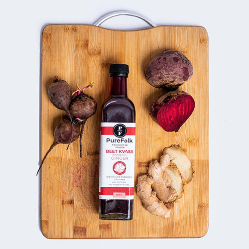Beet Kvass infused in Ginger 500ml